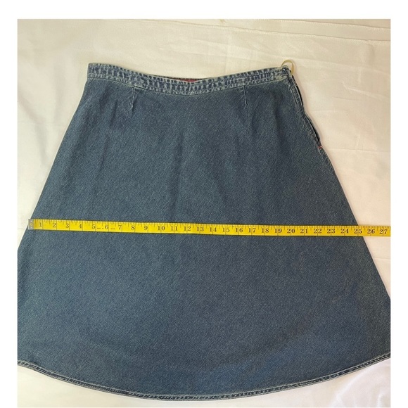 i . e Relaxed Women’s Denim Skirt 100% Cotton Size: 10 Petite - Picture 6 of 8